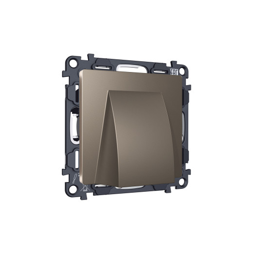 MA645810 Комплект вывода кабеля с фиксатором ALFA Темная бронза матовый QUANT (AP6458, VM238)