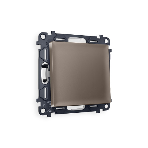 MA631010 Комплект механизма 1-кл выключателя ALFA Темная бронза матовый QUANT (AP6310, VM101)