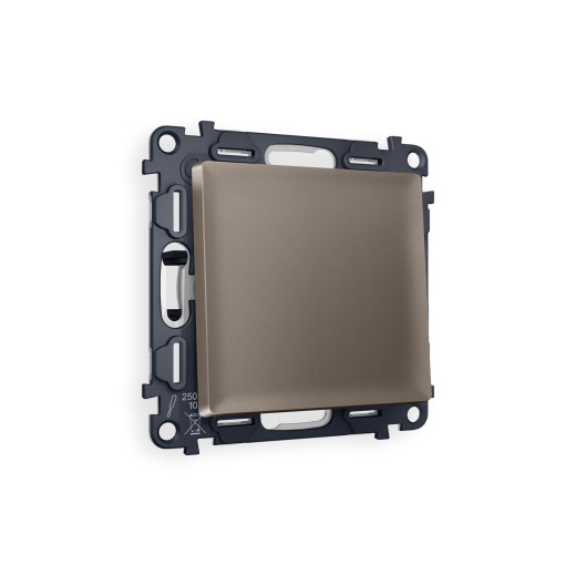 MA631030 Комплект механизма 1-кл перекрестного выключателя ALFA Темная бронза матовый QUANT (AP6310, VM112)