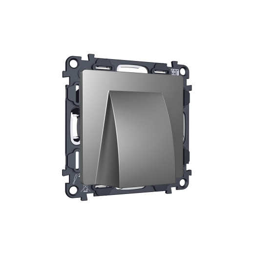 MA665810 Комплект вывода кабеля с фиксатором ALFA Антрацит серый QUANT (AP6658, VM238)