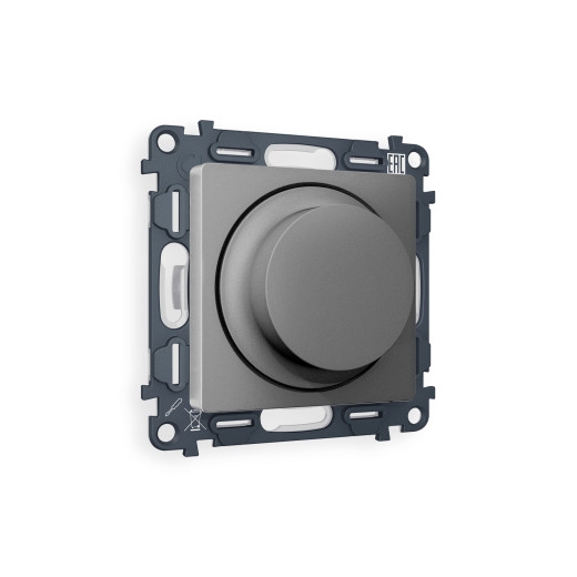 MA655510 Комплект механизма светорегулятора универсального ALFA Антрацит серый 25-600W/LED 5-300W QUANT (AP6555, VM136)