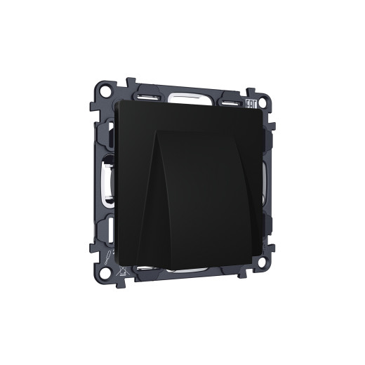 MA815810 Комплект вывода кабеля с фиксатором ALFA Черный матовый QUANT (AP8158, VM238)