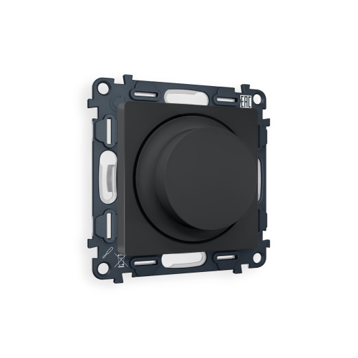 MA905510 Комплект механизма светорегулятора универсального ALFA Графит мягкое касание 25-600W/LED 5-300W QUANT (AP9055, VM136)