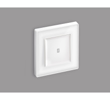 MA122015 Комплект механизма 1-кл выключателя с подсветкой 5600K ALFA Белый матовый QUANT (AP1220, VM101, G14W)