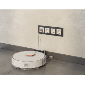 MA330010 Комплект механизма электрической розетки ALFA Бежевый матовый 2USB A+C 20W (быстрая зарядка) с/з QUANT (AP3300, VM160)