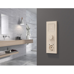 MA330510 Комплект механизма электрической розетки 2USB С+C 20W с/з на винтовых зажимах 16A-250V ALFA Бежевый матовый QUANT (AP3305, VM165)