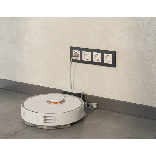 MA329010 Комплект механизма электрической розетки ALFA Бежевый матовый 2USB A+A 18W (быстрая зарядка) с/з QUANT (AP3290, VM155)