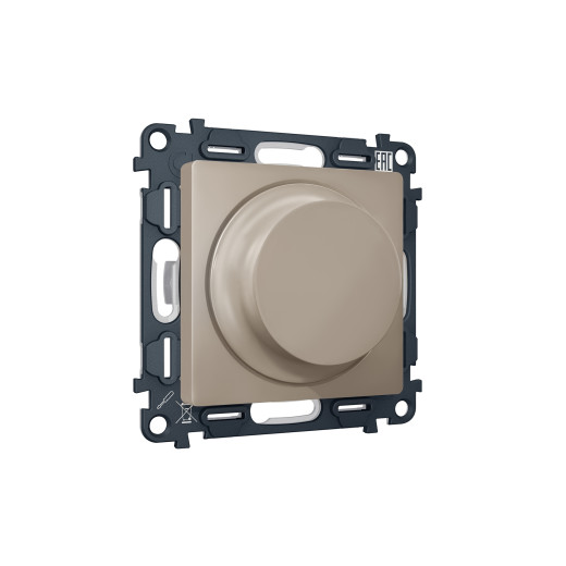 MA365510 Комплект механизма светорегулятора универсального ALFA Серо-бежевый матовый 25-600W/LED 5-300W QUANT (AP3655, VM136)