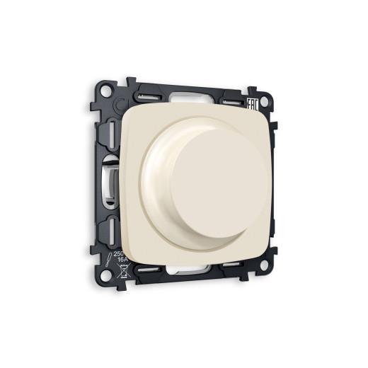 MO325510 Комплект механизма светорегулятора универсального OMEGA Бежевый матовый 25-600W/LED 5-300W QUANT (OP3255, VM136)