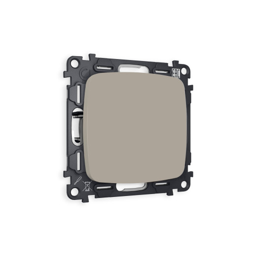 MO376010 Комплект суппорта универсального OMEGA Серо-бежевый матовый QUANT (OP3760, VM240)