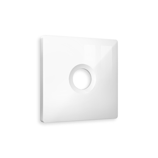 AP1130 Лицевая панель ALFA (Белый глянец) для TV розетки QUANT