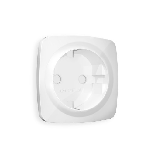 OP1060 Лицевая панель OMEGA (Белый глянец) для электрической розетки с/з QUANT