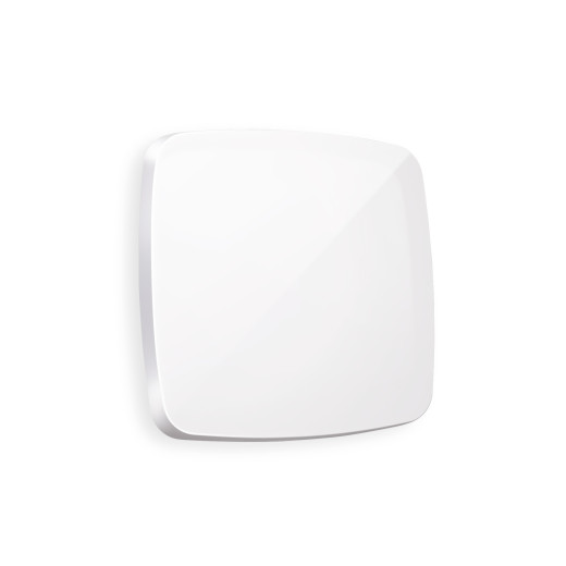 OP1010 Лицевая панель OMEGA (Белый глянец) для 1-кл выключателей QUANT