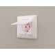 AP2080 Лицевая панель ALFA (Жемчуг) для электрической розетки с/з со шторками и крышкой IP44 QUANT