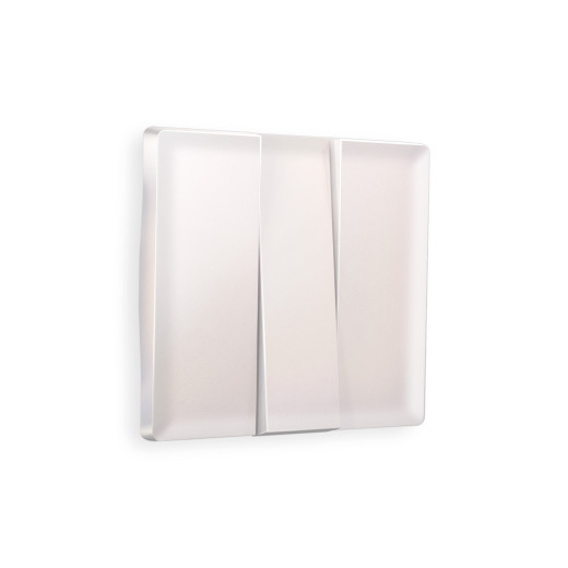 AP2050 Лицевая панель ALFA (Жемчуг) для 3-кл выключателей QUANT