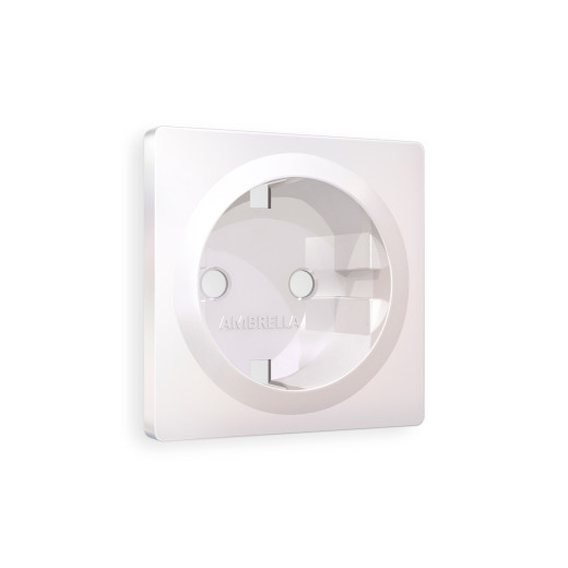 AP2060 Лицевая панель ALFA (Жемчуг) для электрической розетки с/з QUANT