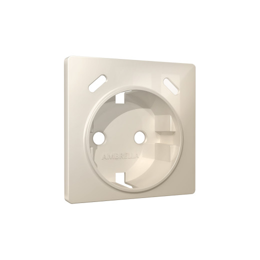 AP3105 Лицевая панель ALFA (Бежевый глянец) для электрической розетки с/з со шторками 2USB C+C QUANT