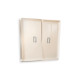AP3040 Лицевая панель ALFA (Бежевый глянец) для 2-кл выключателей с подсветкой QUANT