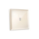AP3020 Лицевая панель ALFA (Бежевый глянец) для 1-кл выключателей с подсветкой QUANT