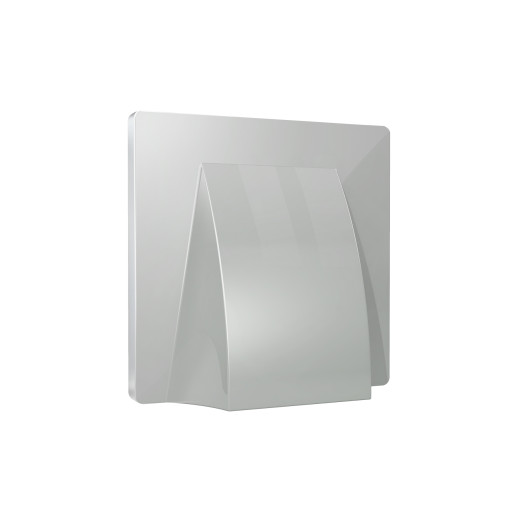 AP4158 Лицевая панель ALFA (Серебро глянец) для вывода кабеля QUANT