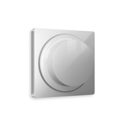 AP4055 Лицевая панель ALFA (Серебро глянец) для светорегулятора универсального QUANT