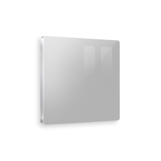 AP4160 Лицевая панель ALFA (Серебро глянец) заглушка для суппорта QUANT