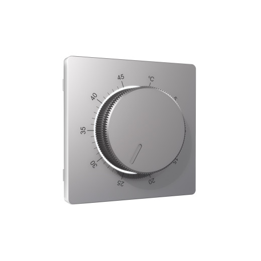 AP5057 Лицевая панель ALFA (Сталь матовый) для терморегулятора теплого пола QUANT