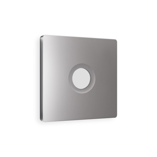 AP5130 Лицевая панель ALFA (Сталь матовый) для TV розетки QUANT