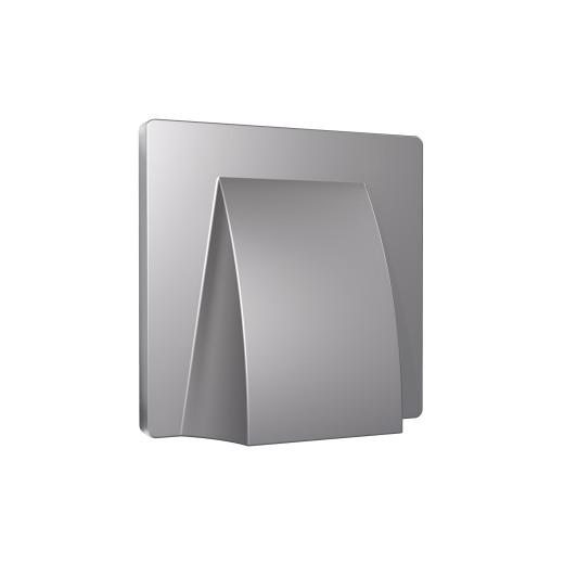 AP5158 Лицевая панель ALFA (Сталь матовый) для вывода кабеля QUANT