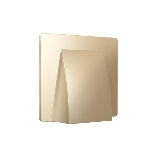 AP6158 Лицевая панель ALFA (Шампань) для вывода кабеля QUANT