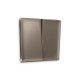 AP6330 Лицевая панель ALFA (Темная бронза матовый) для 2-кл выключателей QUANT