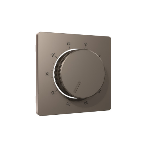 AP6357 Лицевая панель ALFA (Темная бронза матовый) для терморегулятора теплого пола QUANT