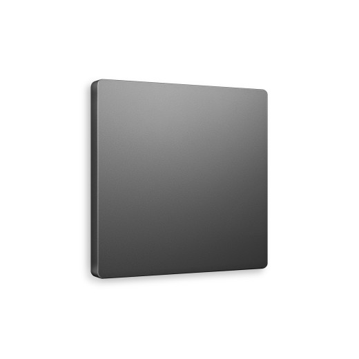 AP6660 Лицевая панель ALFA (Антрацит серый) заглушка для суппорта QUANT