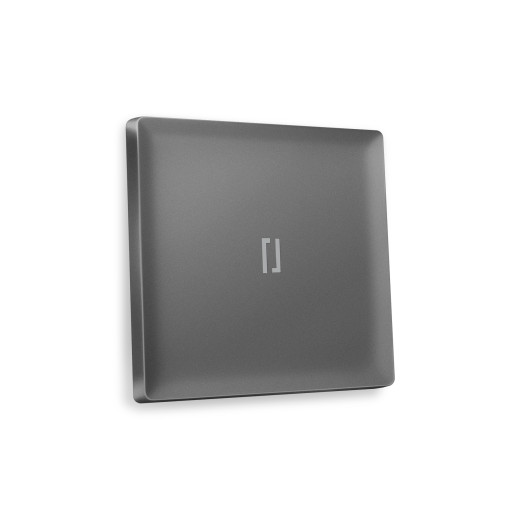 AP6520 Лицевая панель ALFA (Антрацит серый) для 1-кл выключателей с подсветкой QUANT