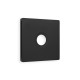 AP8130 Лицевая панель ALFA (Черный матовый) для TV розетки QUANT