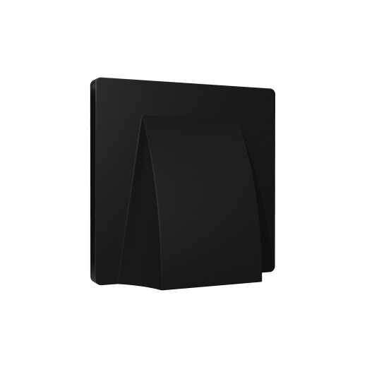 AP8158 Лицевая панель ALFA (Черный матовый) для вывода кабеля QUANT