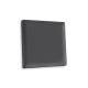 AP9010 Лицевая панель ALFA (Графит Мягкое касание) для 1-кл выключателей QUANT