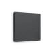 AP9160 Лицевая панель ALFA (Графит Мягкое касание) заглушка для суппорта QUANT