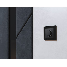 AP9057 Лицевая панель ALFA (Графит мягкое касание) для терморегулятора теплого пола QUANT