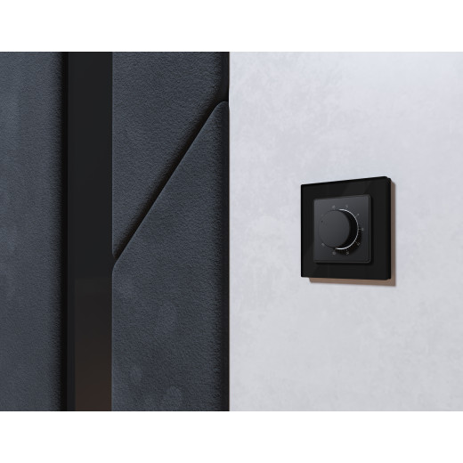 AP9057 Лицевая панель ALFA (Графит мягкое касание) для терморегулятора теплого пола QUANT