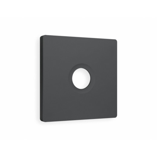 AP9130 Лицевая панель ALFA (Графит Мягкое касание) для TV розетки QUANT