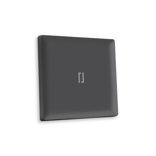 AP9020 Лицевая панель ALFA (Графит Мягкое касание) для 1-кл выключателей с подсветкой QUANT