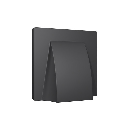 AP9158 Лицевая панель ALFA (Графит мягкое касание) для вывода кабеля QUANT