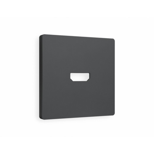 AP9140 Лицевая панель ALFA (Графит Мягкое касание) для HDMI розетки QUANT