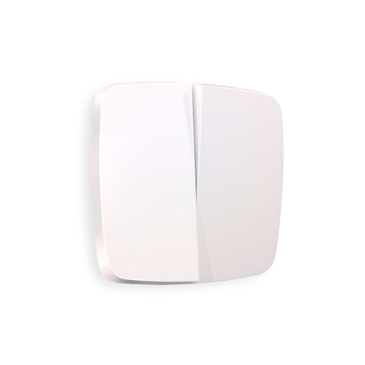 OP2030 Лицевая панель OMEGA (Жемчуг) для 2-кл выключателей QUANT