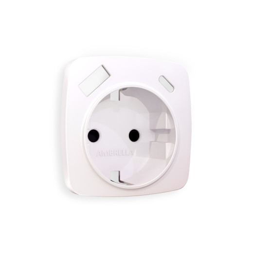 OP2100 Лицевая панель OMEGA (Жемчуг) для электрической розетки с/з со шторками 2USB A+C QUANT