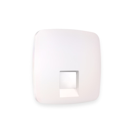 OP2120 Лицевая панель OMEGA (Жемчуг) для компьютерной/телефонной розетки RJ-45/RJ-11 QUANT