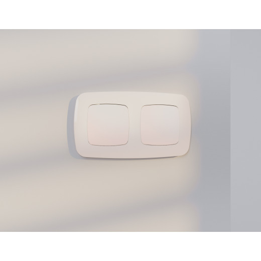 OP2160 Лицевая панель OMEGA (Жемчуг) заглушка для суппорта QUANT