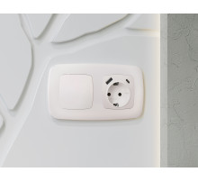 OP2160 Лицевая панель OMEGA (Жемчуг) заглушка для суппорта QUANT