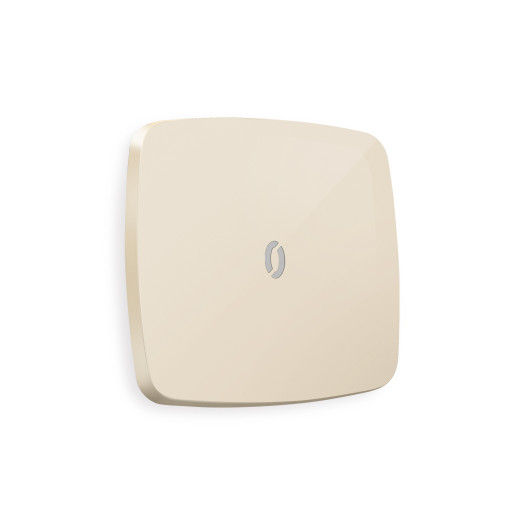 OP3020 Лицевая панель OMEGA (Бежевый глянец) для 1-кл выключателей с подсветкой QUANT